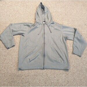 Nike Therma Fit Full Zip Hoodie  Jacket Mens L Gray Athletic Training Fleece